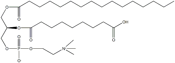 1-PALMITOYL-2-AZELAOYL-SN-GLYCERO-3-PHOSPHOCHOLINE;PAZPC, 117746-89-1, 结构式