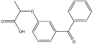 バケプロフェン 化学構造式