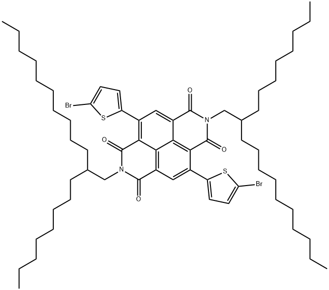 4,9-Bis(5-bromo-2-thienyl)-2,7-bis(2-octyldodecyl)-benzo[lmn][3,8]phenanthroline-1,3,6,8(2H,7H)-tetrone|NDI88