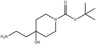 1-Boc-4-(2-Aminoethyl)-4-hydroxypiperidine Struktur