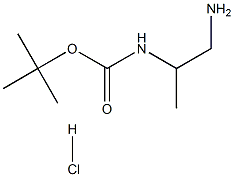 2-N-BOC-propane-1,2-diamine-HCl Structure