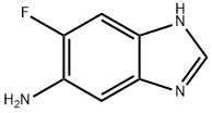 1H-Benzimidazol-5-amine,6-fluoro-(9CI) Struktur
