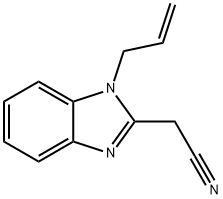 1H-Benzimidazole-2-acetonitrile,1-(2-propenyl)-(9CI) 结构式