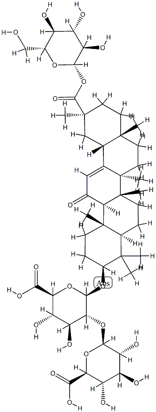 甘草皂苷A3 结构式