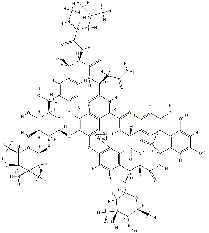 氯东方菌素A,118395-73-6,结构式