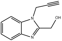 1H-Benzimidazole-2-methanol,1-(2-propynyl)-(9CI) Structure