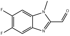 1H-Benzimidazole-2-carboxaldehyde,5,6-difluoro-1-methyl-(9CI) Structure
