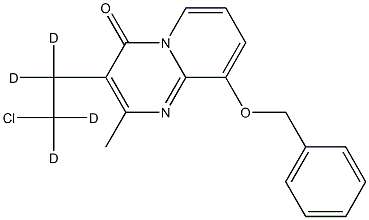 3-(2-Chloroethyl-d4)-2-Methyl-9-(benzyloxy)-4H-pyrido[1,2a]pyriMidin-4-one Structure