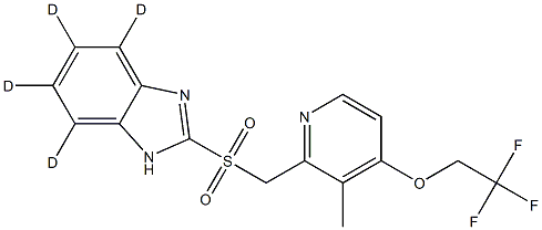 LANSOPRAZOLE SULFONE-D4 Structure