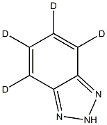 1H-ベンゾトリアゾール-D4 50ΜG/ML 化学構造式