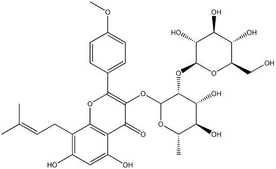 箭藿苷 A 结构式