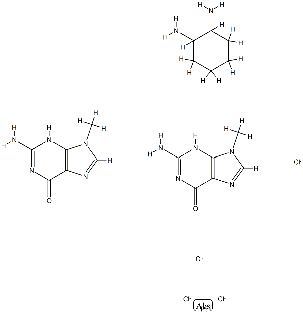 Platinum(IV)cyclohexyldiamine-9-methylguanosine dichloride 结构式