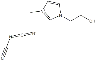 1-(2-羟乙基)-3-甲基咪唑二氰胺 结构式