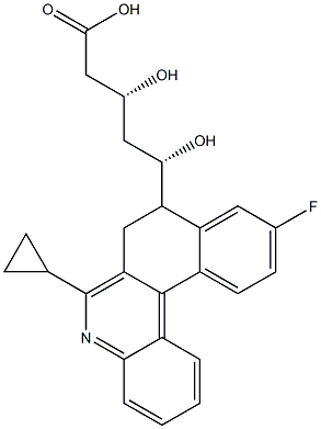 匹伐他汀杂质1,1187966-91-1,结构式
