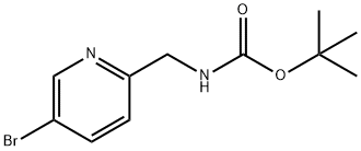 (5-溴吡啶-2-甲基)氨基甲酸叔丁酯,1188477-11-3,结构式