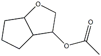 2H-Cyclopenta[b]furan-3-ol,hexahydro-,acetate,(3-alpha-,3a-alpha-,6a-alpha-)-(9CI) Structure
