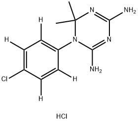 Cycloguanil-d4 Hydrochloride Structure