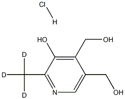 Pyridoxine-[D3] HCl (Vitamin B6-[D3]) Struktur