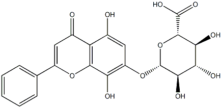 汉黄芩素结构式图片