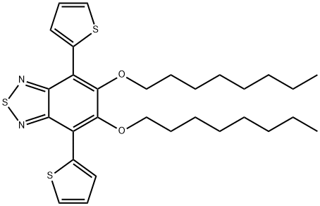 1192352-09-2 5,6-双(辛氧基)-4,7-双(2-噻吩基)苯并[C][1,2,5]噻二唑