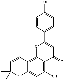 5-羟基-2-(4-羟基苯基)-8,8-二甲基-4H,8H-苯并[1,2-B:3,4-B
