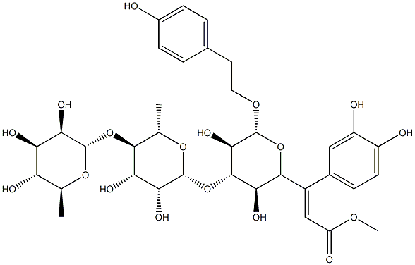 紫荆女贞苷D,1194056-35-3,结构式