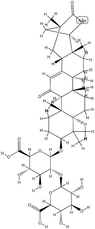 リコリスサポニンE2 化学構造式