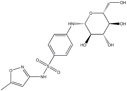 磺胺甲噁唑N4- 葡胺 结构式