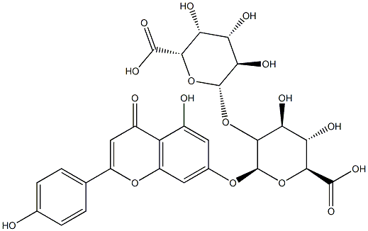 海常黄甙 结构式