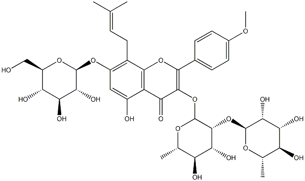 宝霍苷 VI, 119760-73-5, 结构式