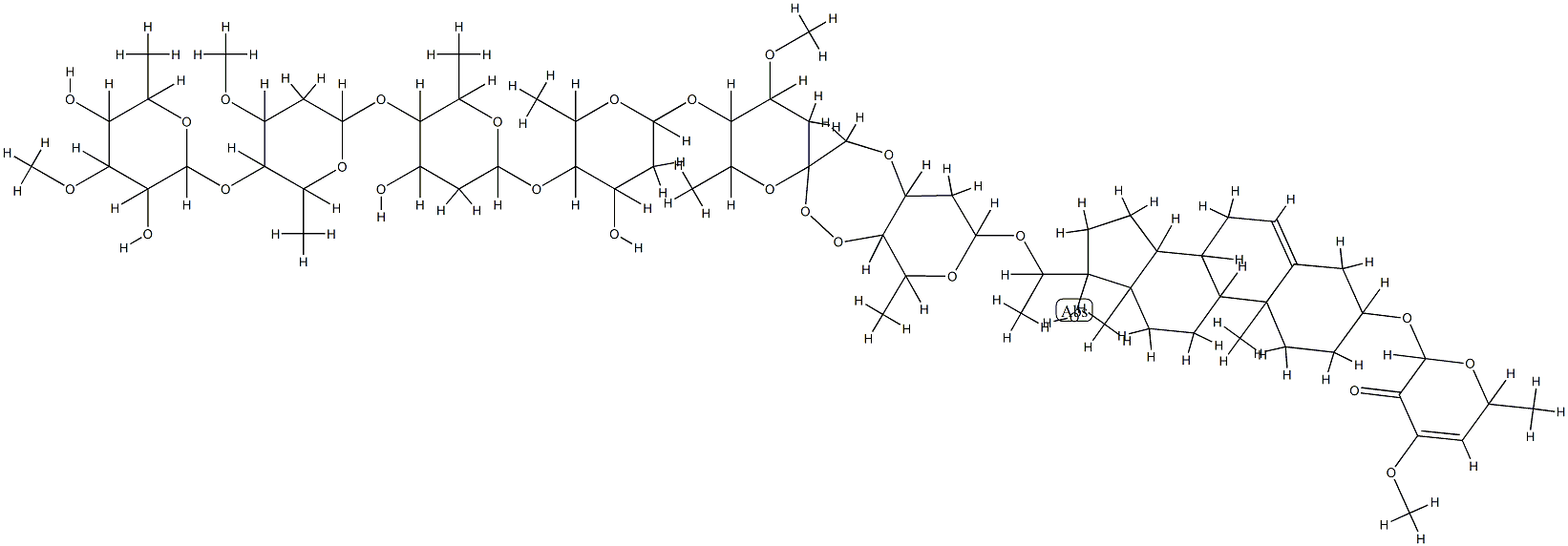 periplocoside K Struktur