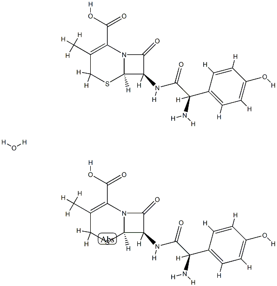 Cefadroxil Hemihydrate Structure