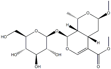 7-O-メチルモロニシド 化学構造式