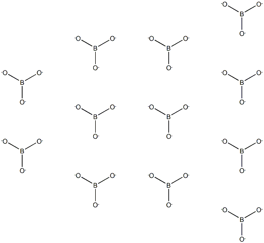 Dodecahydrododecaborate,sodiumsalt Struktur