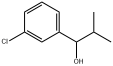 1-(3-chlorophenyl)-2-methylpropan-1-ol,120127-00-6,结构式