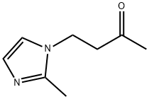 4-(2-メチル-1H-イミダゾール-1-イル)-2-ブタノン 化学構造式