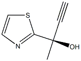 (R)-2-(thiazol-2-yl)but-3-yn-2-ol(WXC05188) Structure