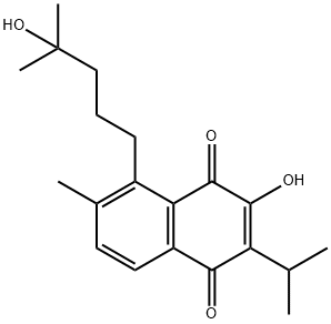 4-羟基红根草对醌,120278-25-3,结构式