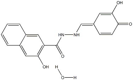 Dynasore hydrate
		
	 Struktur