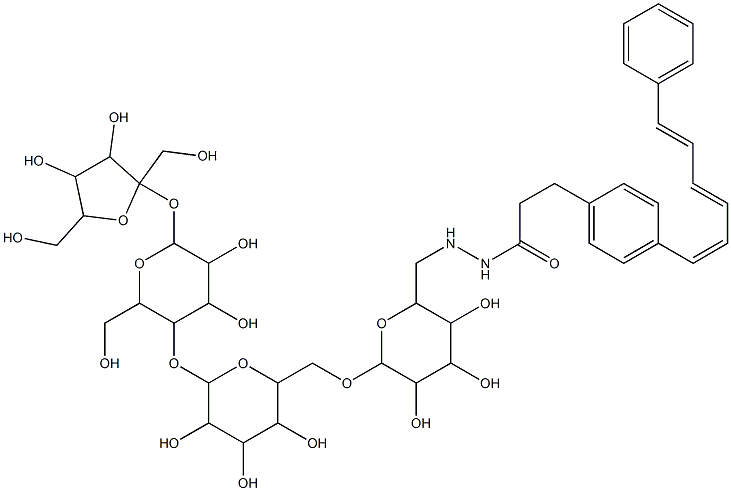 diphenylhexatrienylpropanoylhydrazylstachyose,120336-54-1,结构式