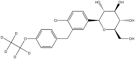 Dapagliflozin-d5 Struktur