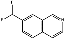 7-(Difluoromethyl)isoquinoline Struktur