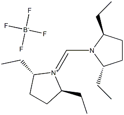 (2S,5S)-1-{[(2S,5S)-2,5-Diethylpyrrolidin-1-yl]methylene}-2,5-diethylpyrrolidinium tetrafluoroborate, min. 97%|(2S,5S)-1-{[(2S,5S)-2,5-二乙基吡咯烷-1-基]亚甲基}-2,5-二乙基吡咯烷鎓四氟硼酸盐