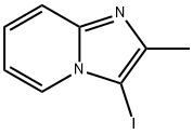 3-ヨード-2-メチルイミダゾ[1,2-A]ピリジン 化学構造式