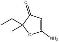 3(2H)-Furanone,5-amino-2-ethyl-2-methyl-(9CI),120533-53-1,结构式