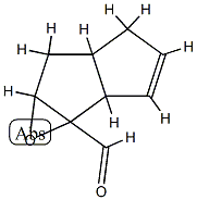 Pentaleno[1,2-b]oxirene-1a(1bH)-carboxaldehyde, 4,4a,5,5a-tetrahydro-, (1aalpha,1bbeta,4abeta,5aalpha)- (9CI) Struktur