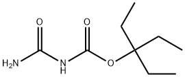 3-Pentanol,3-ethyl-,allophanate(6CI) Struktur