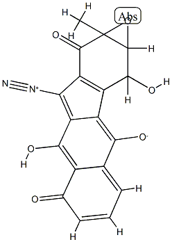 keto-anhydrokinamycin Structure
