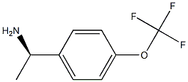 (R)-1-4-(三氟甲氧基)-苯乙胺 结构式