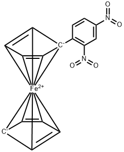 2,4-dinitrophenyl ferrocene Structure